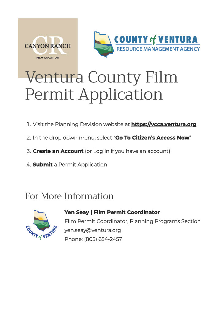 Ventura County Film Permit